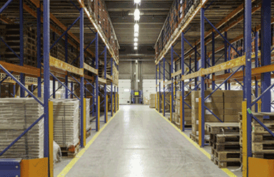 long span shelving distribution centers