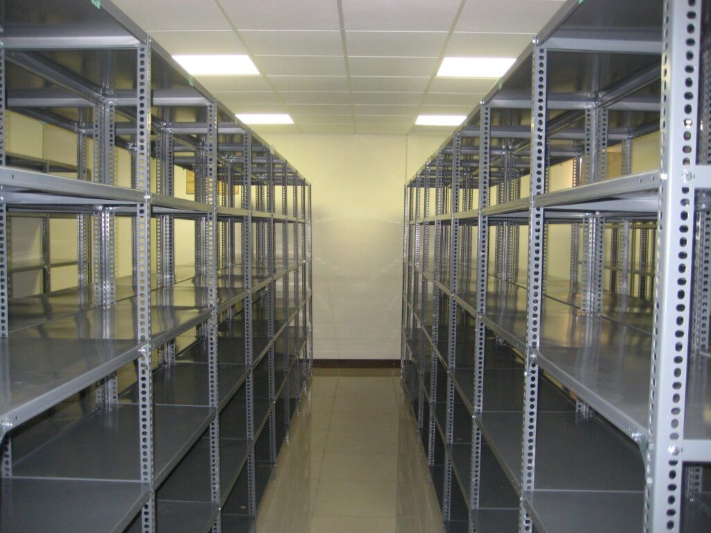 Angle Shelving, Slotted Angle Shelving, Racking, Shelving, Customizable Storage Solution, Storage Solutions